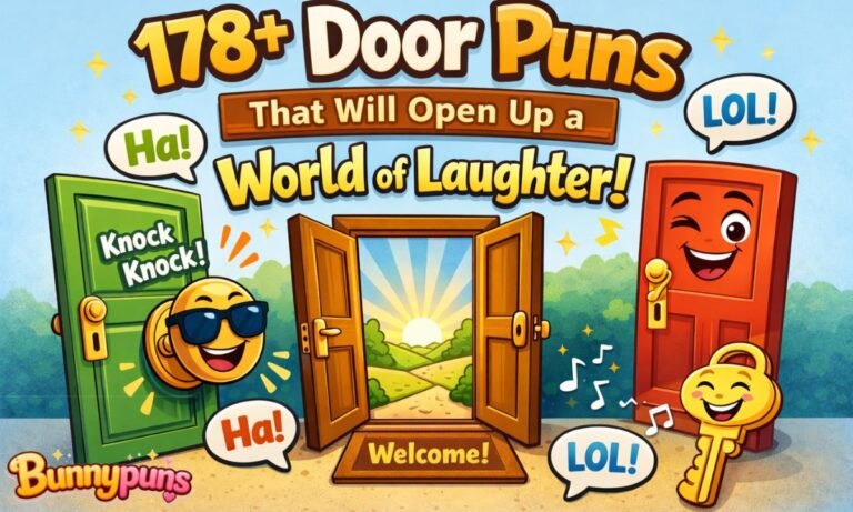 178+ Door Puns That Will Open Up a World of Laughter