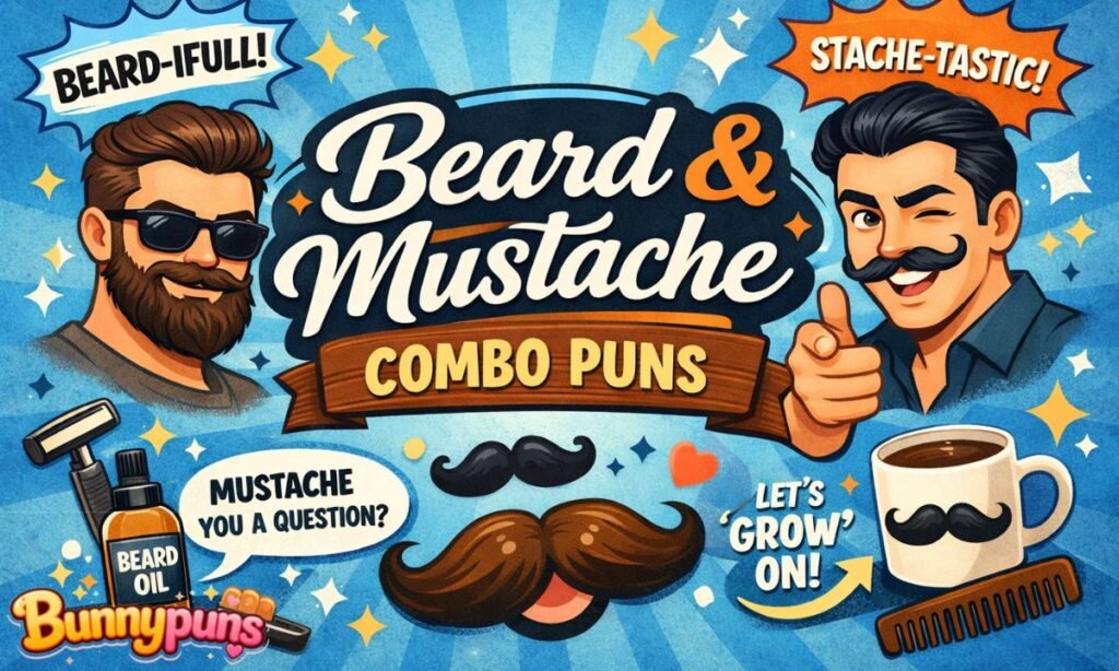 Beard and Mustache Combo Puns