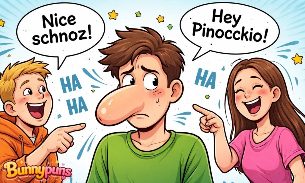 Big nose jokes insults