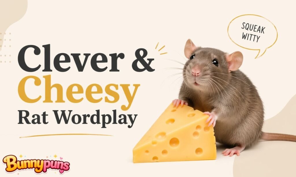 Clever & Cheesy Rat Wordplay