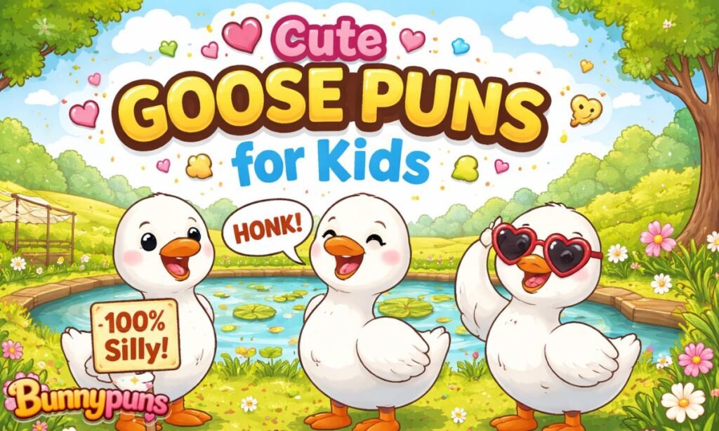 Cute Goose Puns for Kids