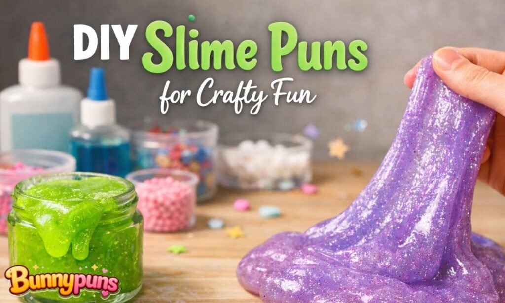 DIY slime puns for crafty fun