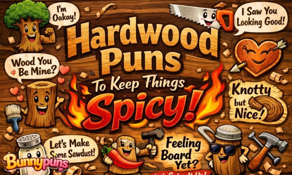 Hardwood Puns To Keep Things Spicy