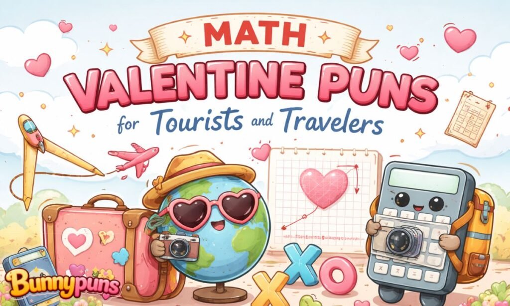 Math Valentine Puns for Tourists and Travelers