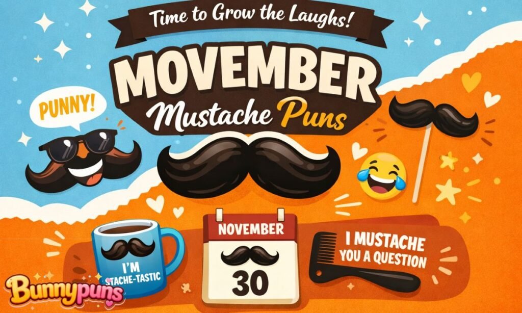 Movember Mustache Puns