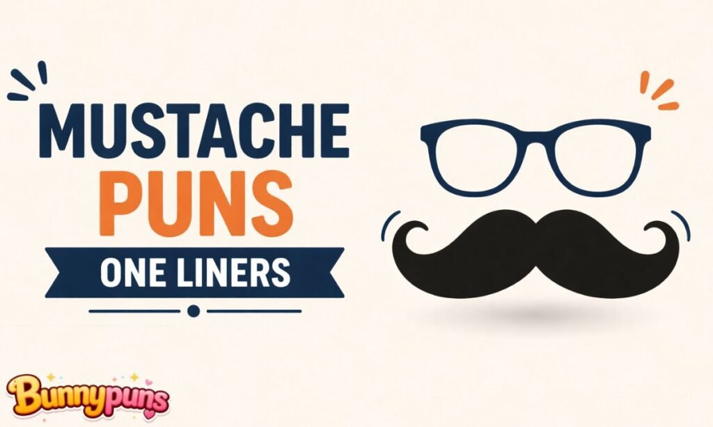Mustache Puns One Liners