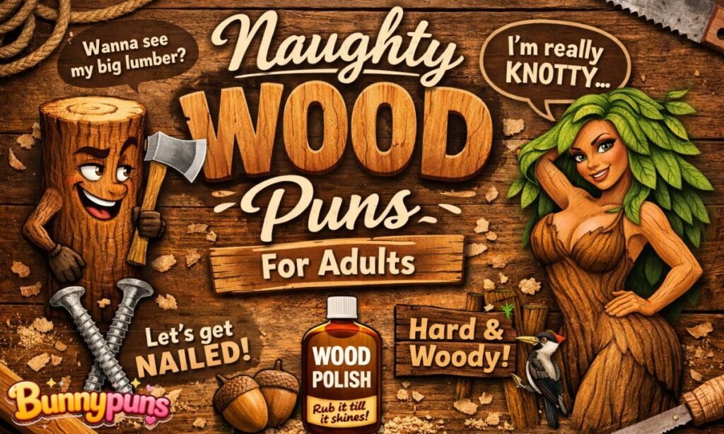 Naughty Wood Puns For Adults