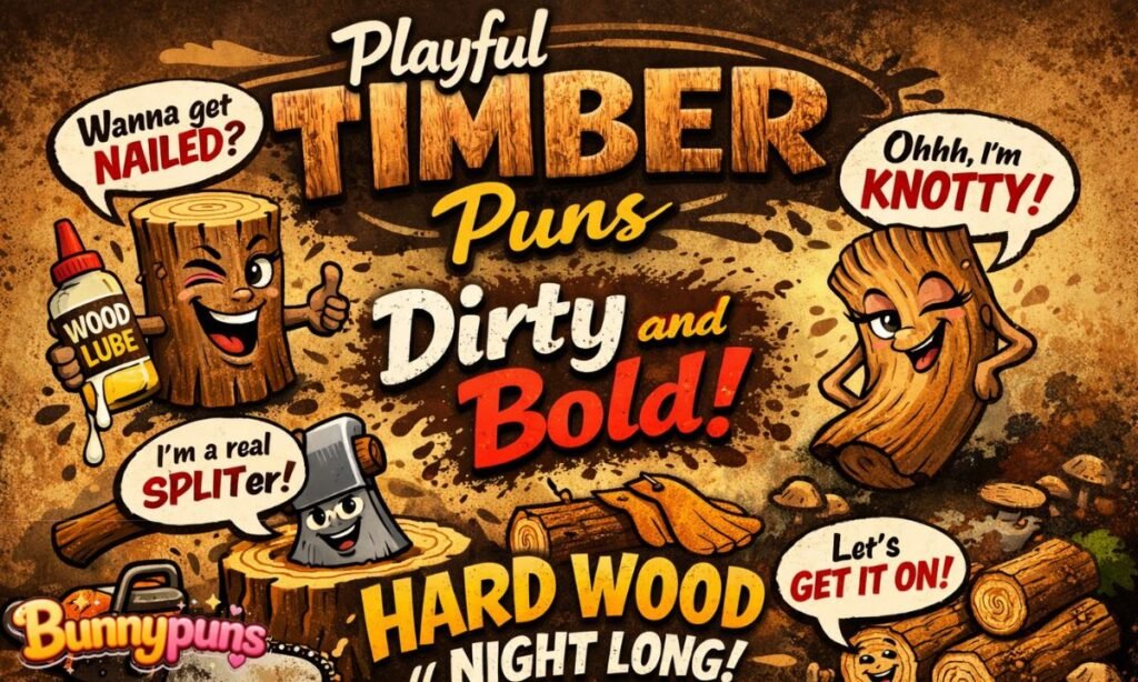 Playful Timber Puns Dirty And Bold