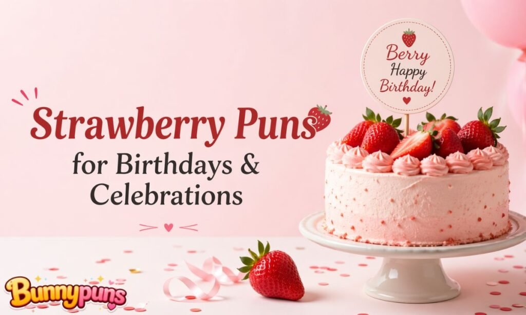 Strawberry Puns for Birthdays & Celebrations