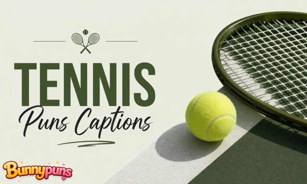 Tennis Puns Captions