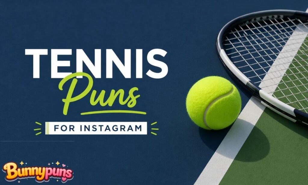 Tennis Puns for Instagram