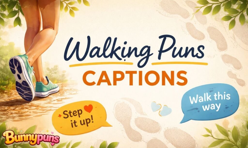 Walking Puns Captions