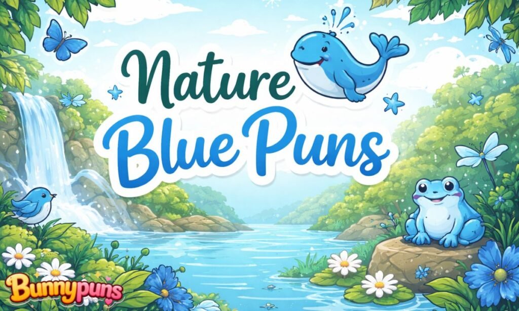 nature blue puns