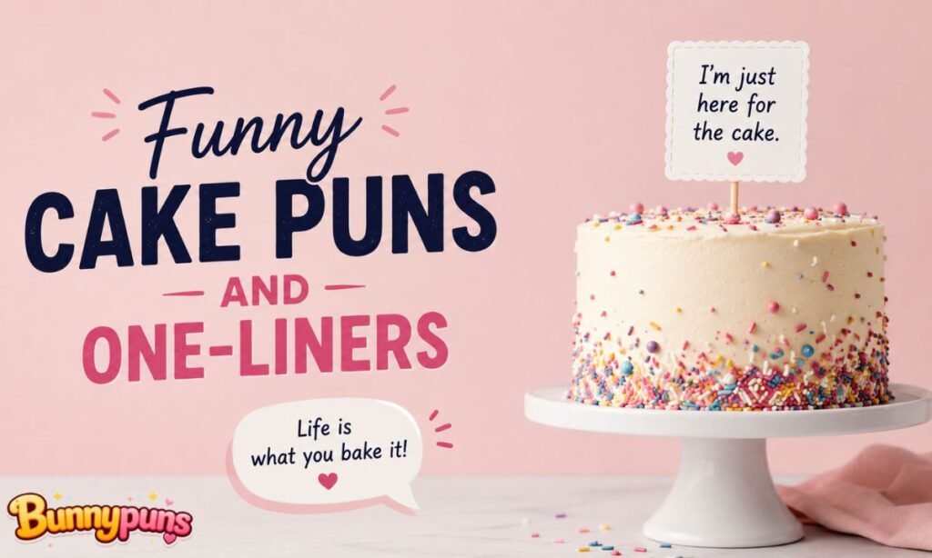 Funny Cake Puns and One-Liners