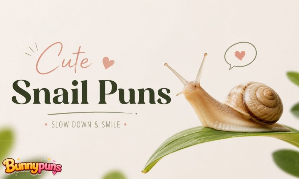 Cute Snail Puns