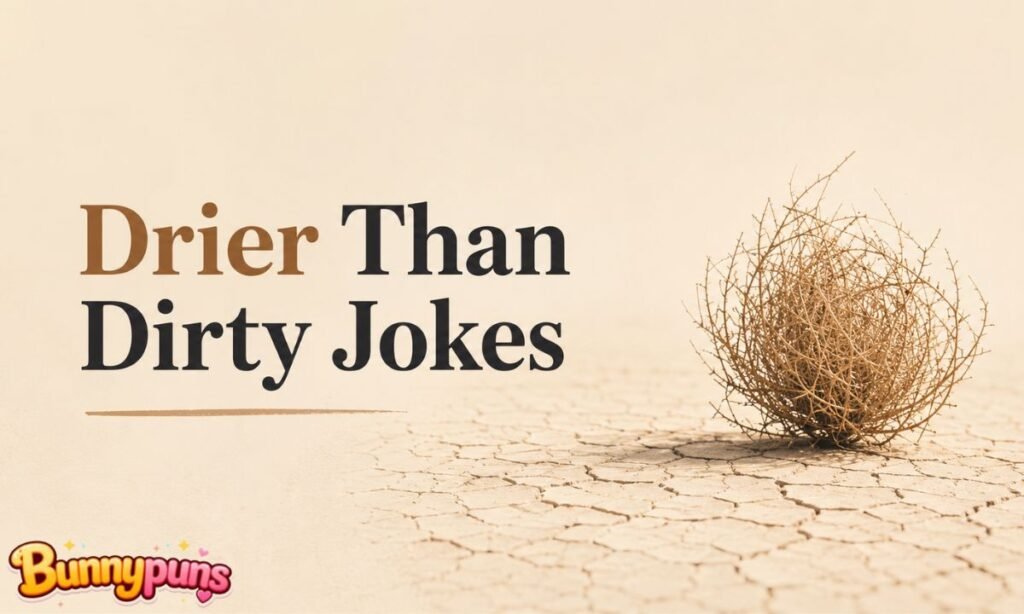 Drier Than Dirty Jokes