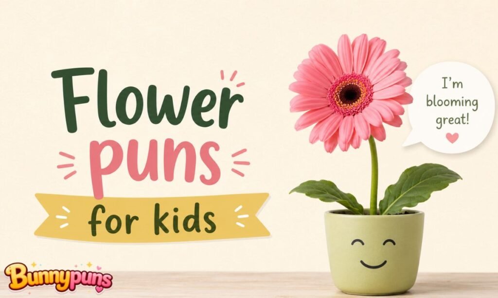 Flower puns for kids