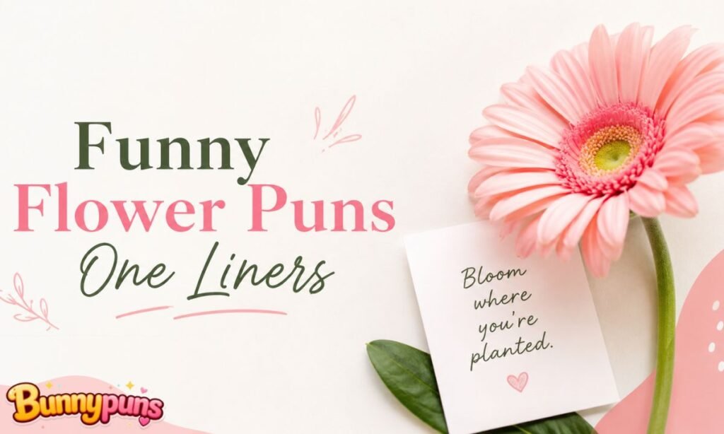 Funny Flower Puns One Liners