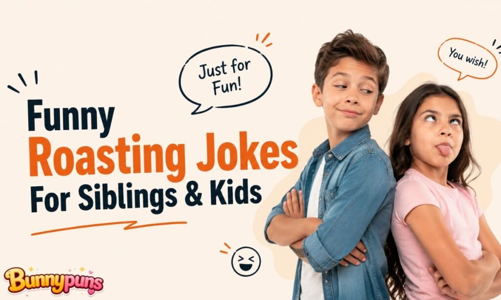 Funny Roasting Jokes For Siblings &  Kids