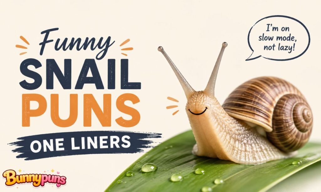 Funny Snail Puns One Liners