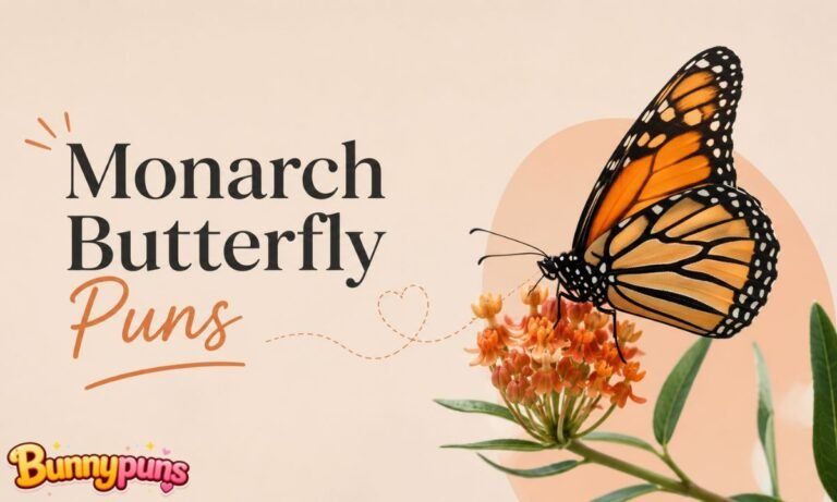 Monarch Butterfly Puns