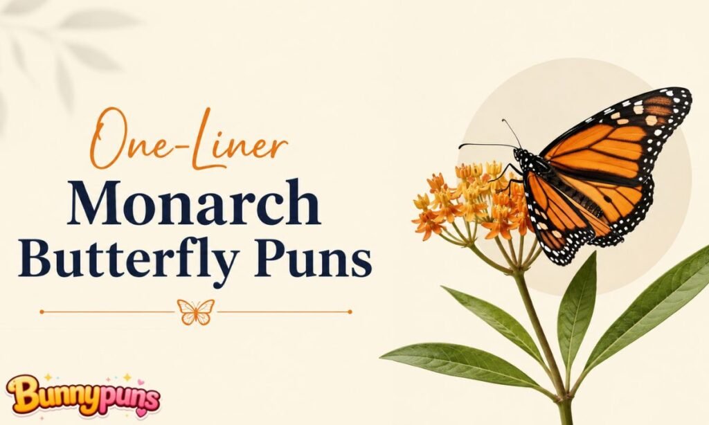 One-Liner Monarch Butterfly Puns