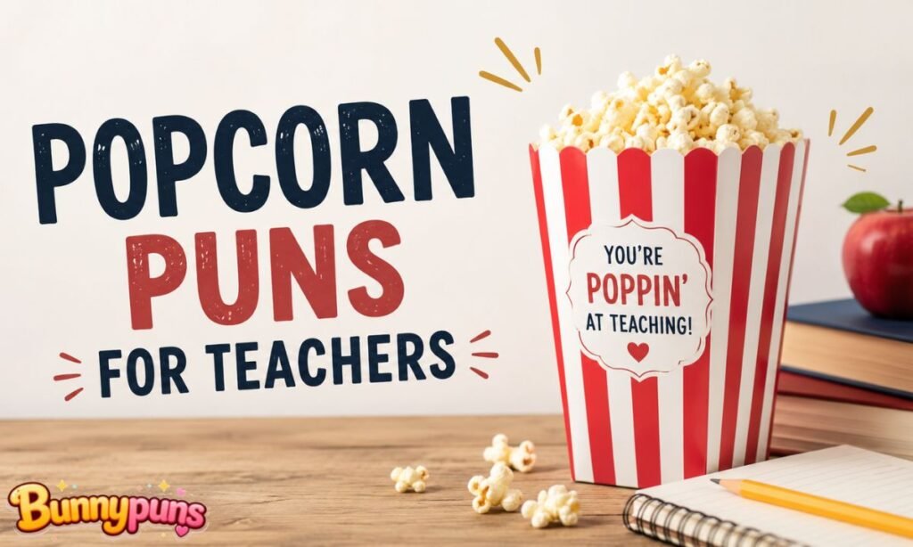 Popcorn Puns For Teachers
