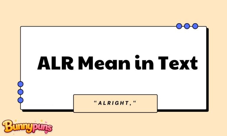 ALR Mean in Text