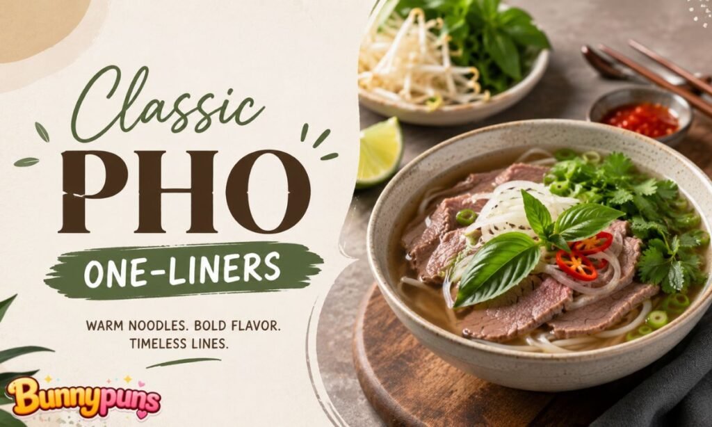 Classis Pho Puns One Liners