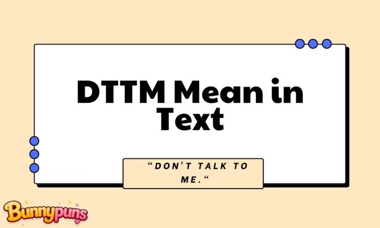 DTTM Mean in Text