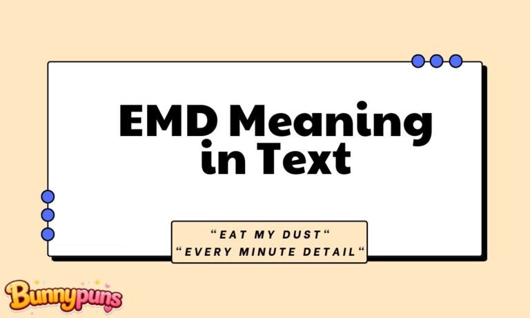 EMD Meaning in Text