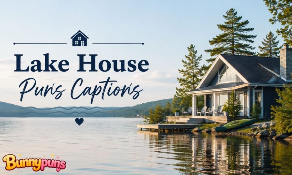 Lake House Puns Captions