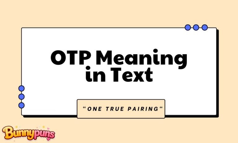 OTP Meaning in Text