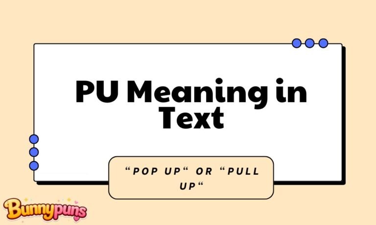 PU Meaning in Text