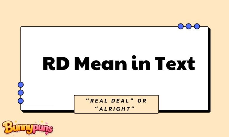 RD Mean in Text