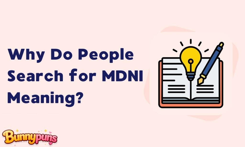 Why Do People Search for MDNI Meaning